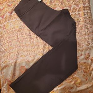 Eileen Fisher Heavyweight Rayon Knit Musel Straight Pant w/YOKE